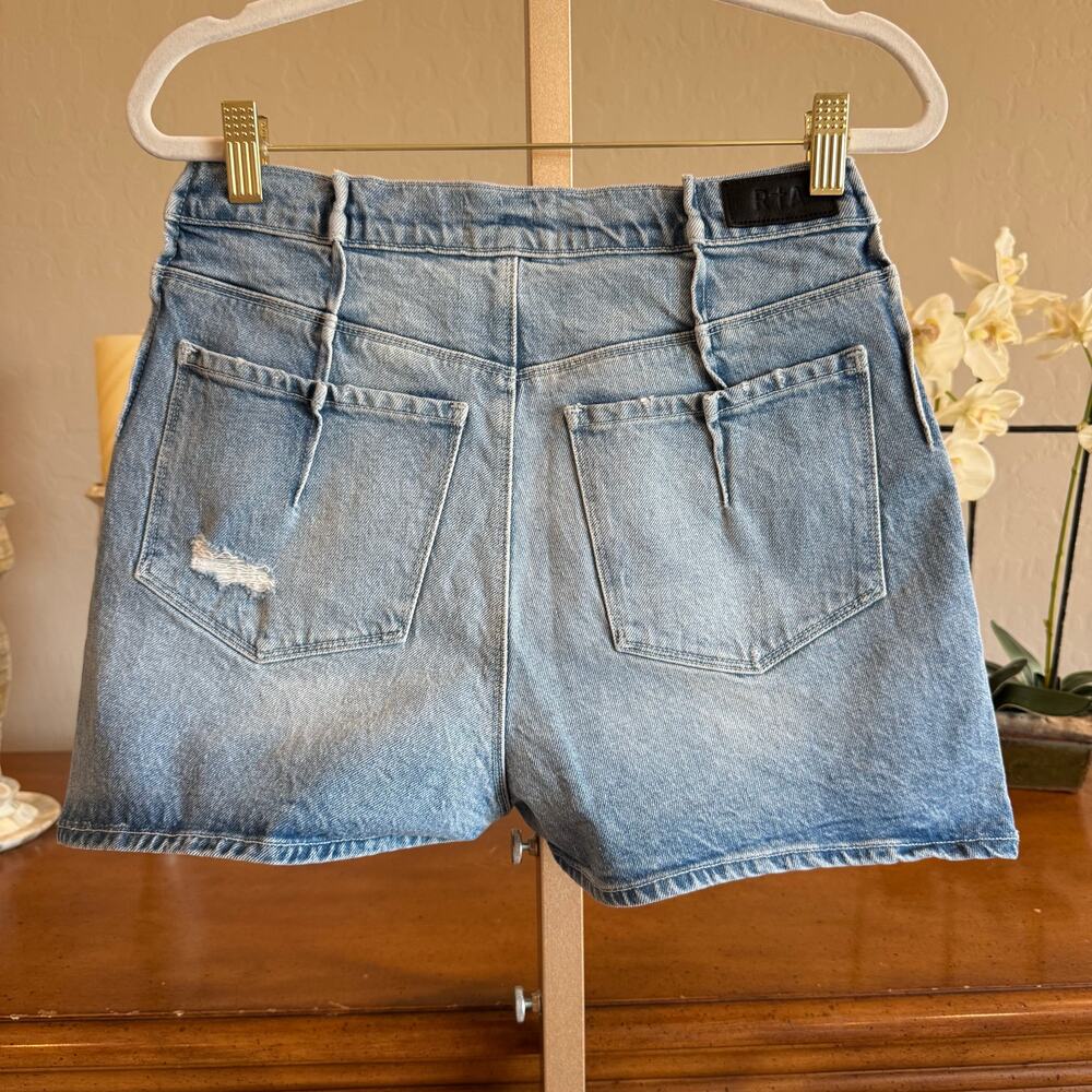 RtA Mano High Waisted Tuck Shorts Vintage Westcoast 27 NWT $265 - Picture 6 of 9